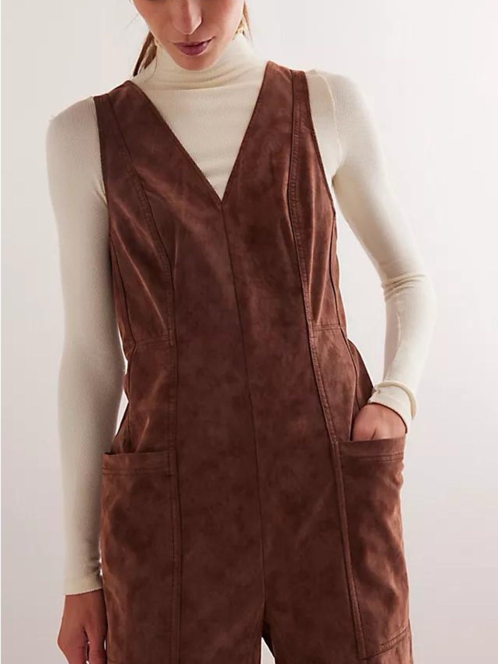 We The Free - Nico Faux Suede One-Piece - Picture 4 of 11
